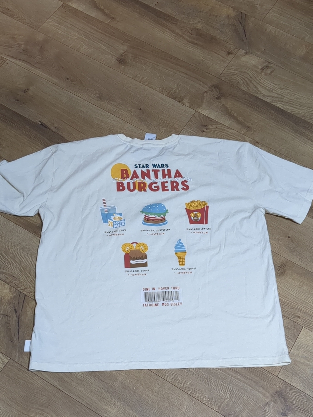 Disney Parks Star Wars Bantha Burgers T-Shirt Galaxy's Edge Adult Size XL - Picture 3 of 10